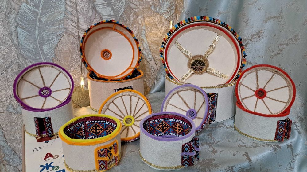 Юрта фетр, ручная работа