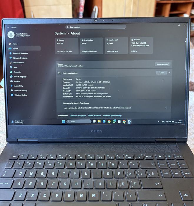 Laptop Omen by HP Gaming