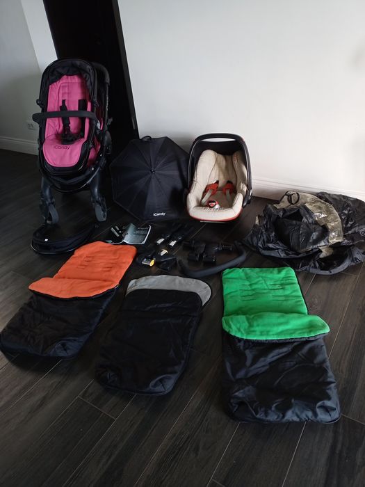 Carucior iCandy peach 3 dublu