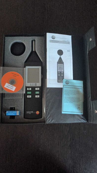 Шумомер Testo 816 для СБКТС лаборатории