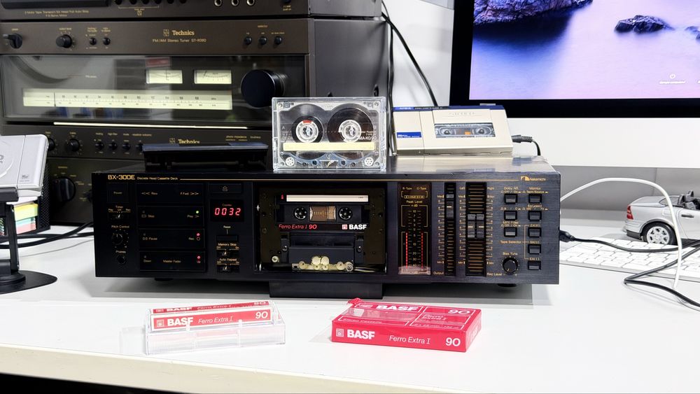 Nakamichi BX-300E-“Micul DRAGON” | Deck Caseta 3 Capete | Dual Capstan Direct Drive | Dolby B/C | Metal | Made in Japan