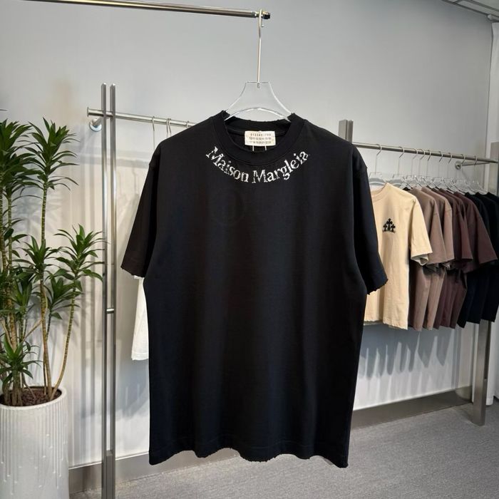 Tricou Maison Margiela Black  T-Shirt MM6 Negru [Verificare Colet]
