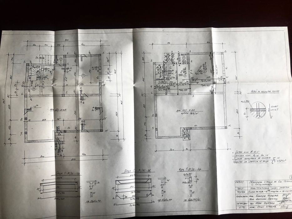 Проект за жилищна сграда(къща) с РП 100кв.м, с ПСД, чертежи и т.н.