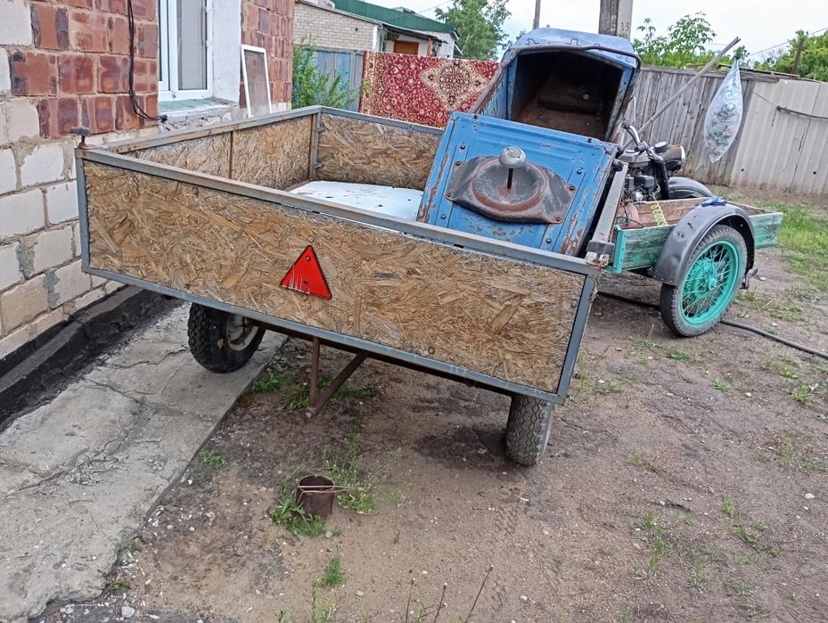 Прицеп для мотоблока, мотоцикла, автомобиля.