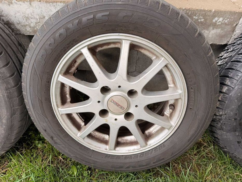 Комплект гуми с джанти (4 бр.) + резервна гума с джанта