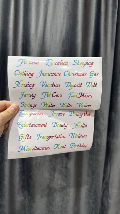 Планировщик планер бюджета блокнот