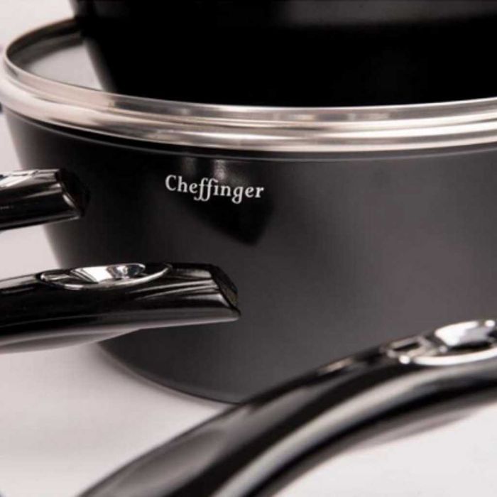 Комплект съдове за готвене Cheffinger от лят алуминий с мраморно покр