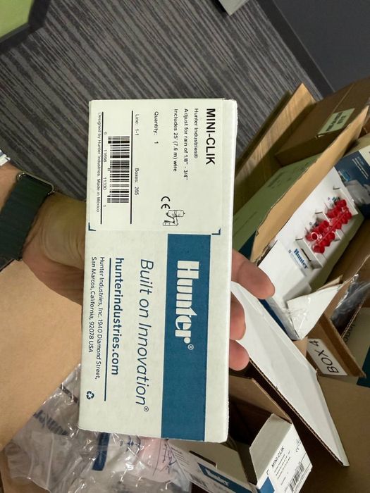 Автополив система, оборудование  Hunter