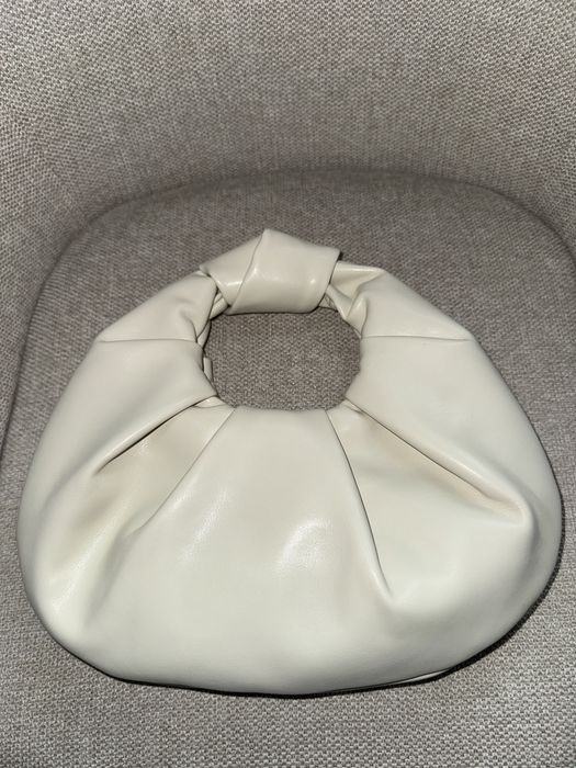 Бяла мини чантичка, розова чантичка