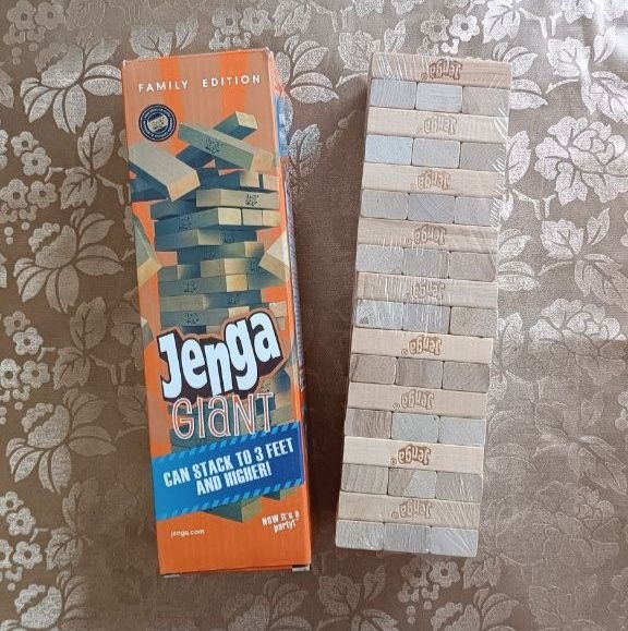 Настольная игра падающая башня Дженга JENGA . Новая. Доставка 24/7.