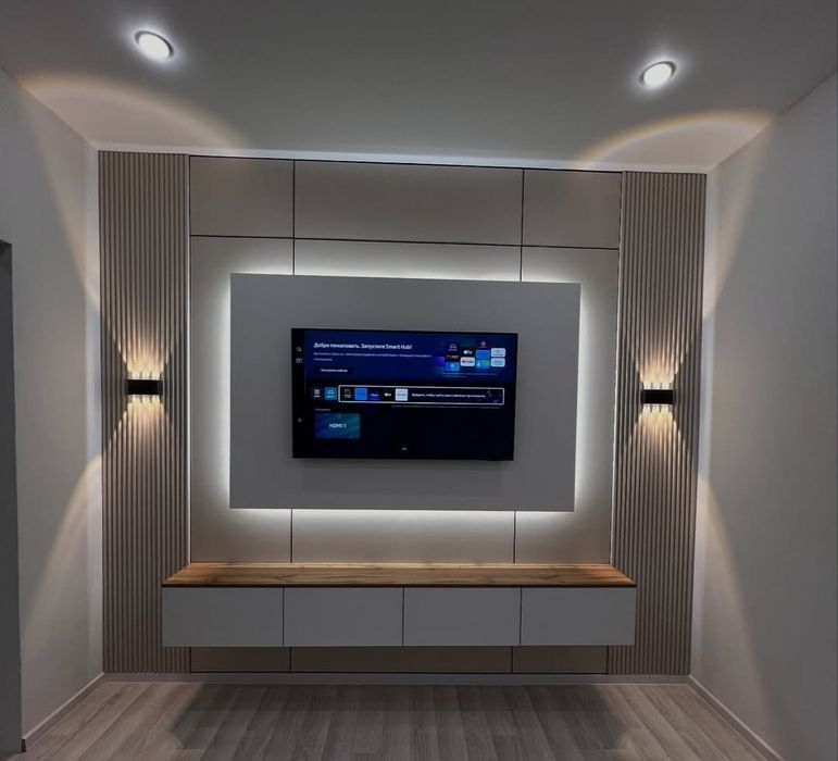 Тв зона.  Сделаем Тв-зону, о которой мечтает каждый гость.