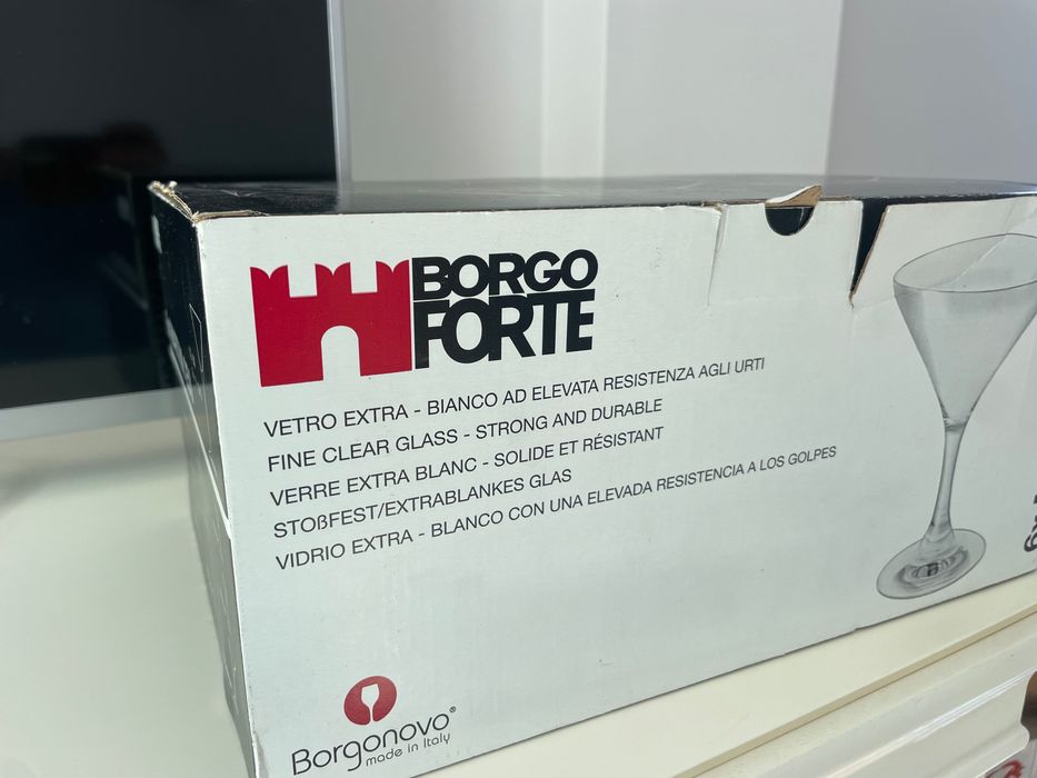 Чаши за мартини нови 6 бр в опаковка