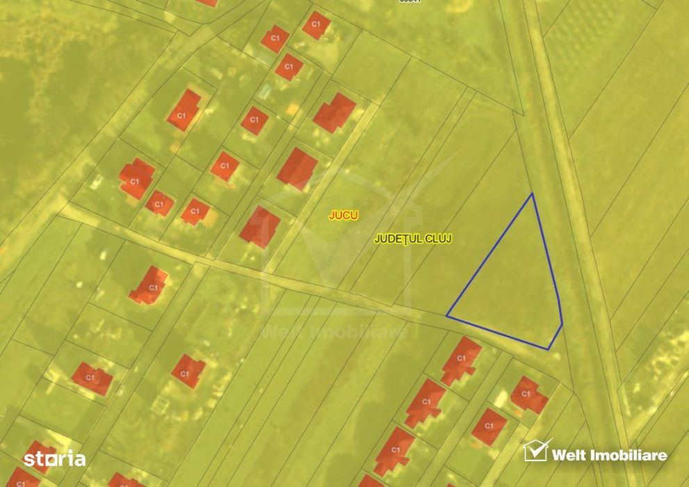 Teren intravilan – Jucu de Mijloc – ideal casa / investitie