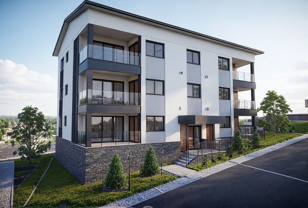 Ap 3 camere, 74 mp, 1350 euro/mp, boxa si loc parcare incluse