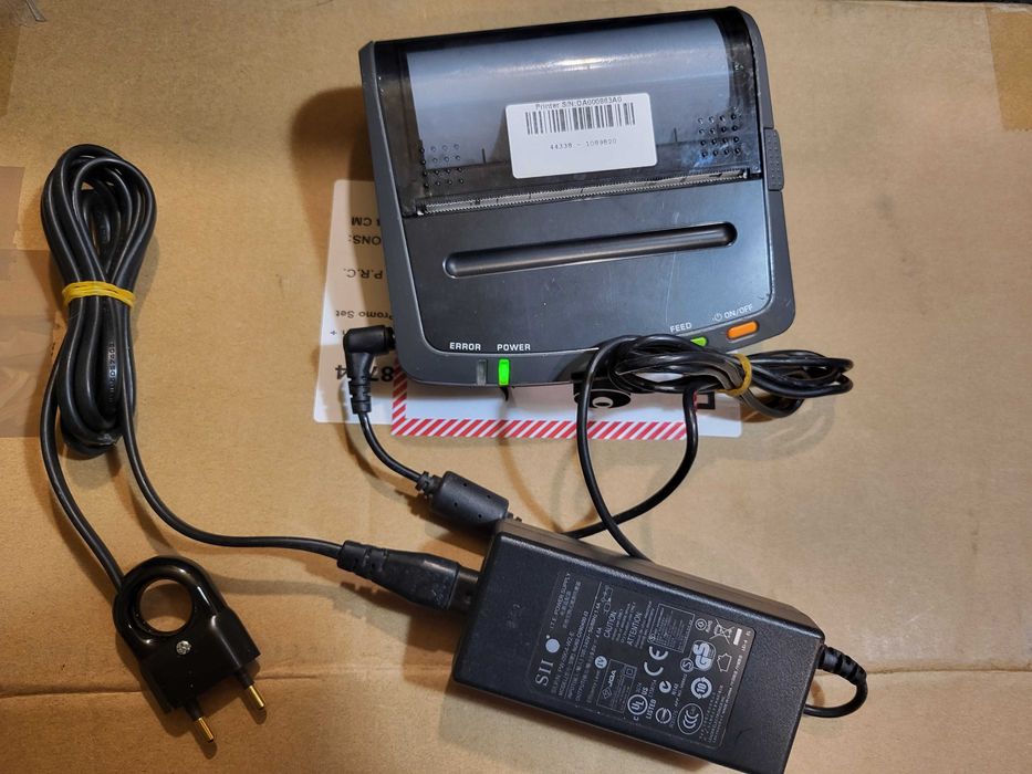 Термален принтер Seiko DPU-S445, преносим с bluetooth. Цената е крайна