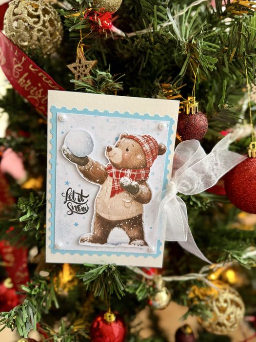 Ръчно изработени Коледни картички