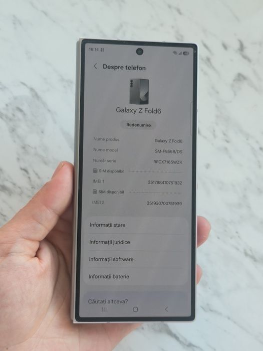 Vand/Schimb Samsung Z Fold6 512gb