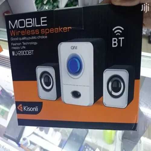 Компютърни Тонколони Kisonli с блутут и буфер с дистанционно 1x5W+2x3W