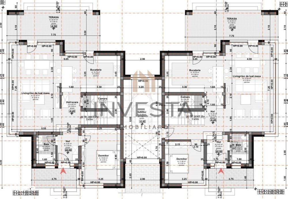 Teren in curs de autorizatie! 807 mp cu front la strada de 33 m!