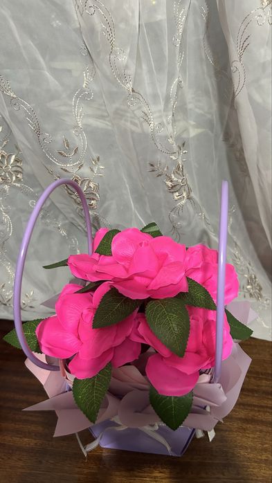 Цветы мыльные букеты 5 шт