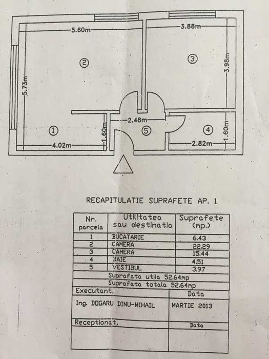 Apartament 2 camere Soseaua Magurele, Teius
