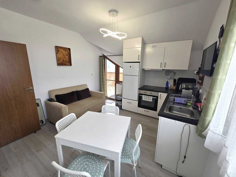 Regnum, Банско: двустаен апартамент с фронтална гледка към Пирин за продажба