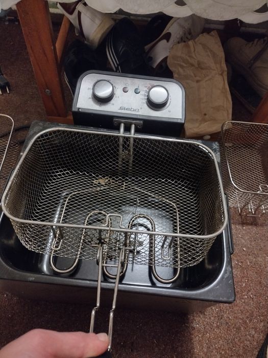 Friteuza XXL profesionala din inox electrica