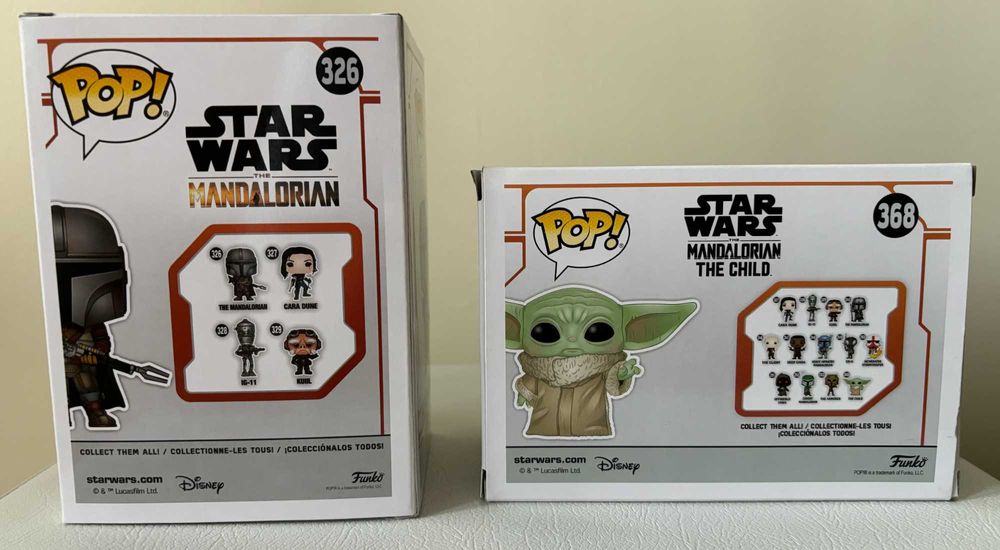 Funko Pop! Фигурки - The Mandalorian (326) & The Child (368)