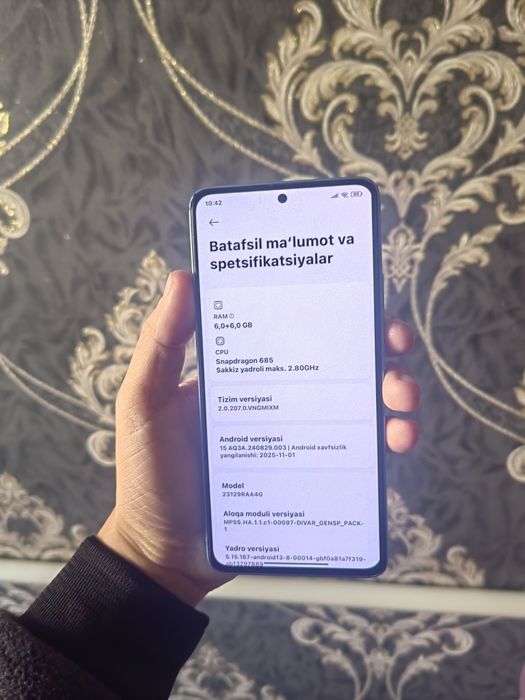 Redmi not 13 6/128gb radnoy sotiladi 100$ boliwi kami yo obmen yo