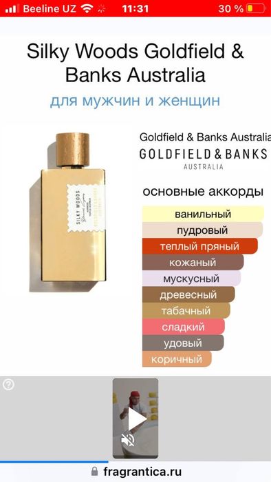 Распив оригинальной парфюмерии