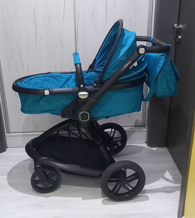 Бебешка количка 2 в 1 Lorelli Lumina Dark Blue