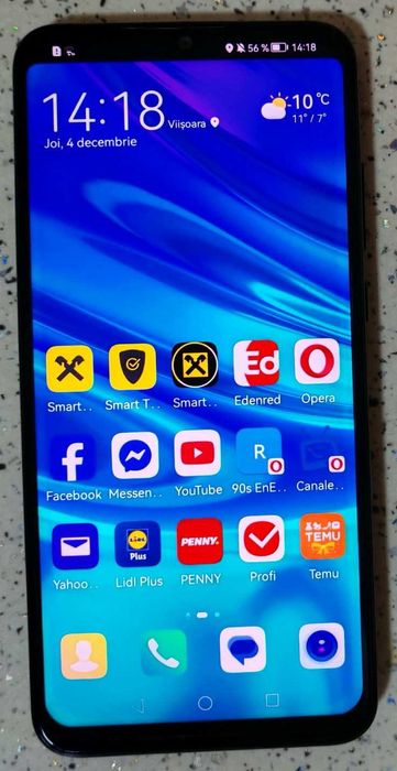 Telefon mobil Huawei P Smart (2019), Dual SIM, 64GB, 4G, Black