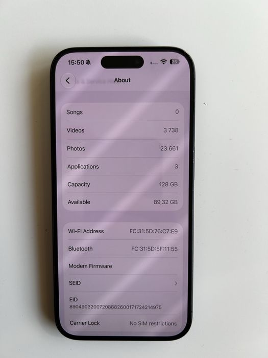 iPhone 15 Pro с проблеми с Celluar Baseband & eSIM