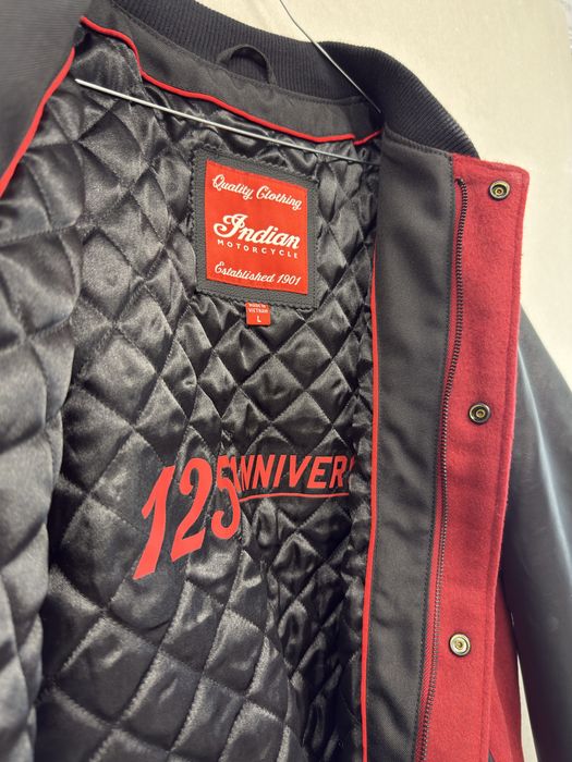 Яке BOMBER INDIAN 125th Varsity Jacket Red