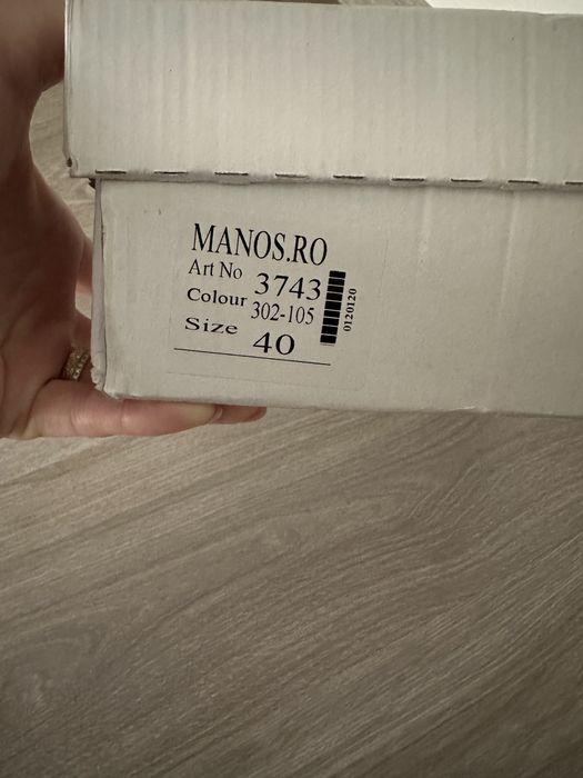 Botine dama piele Manos