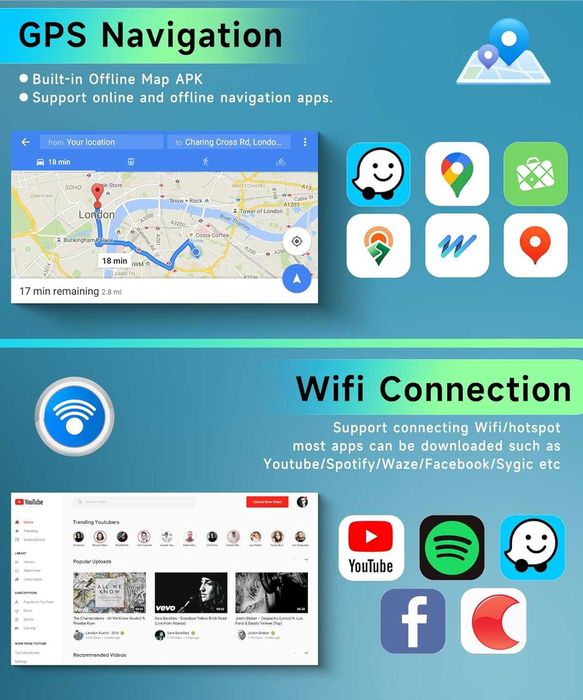 Мултимедия за Opel Insignia Навигация Android плеър двоен дин 2 DIN