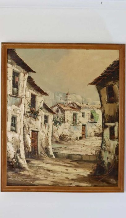 Четири Стари картини от автор с подпис