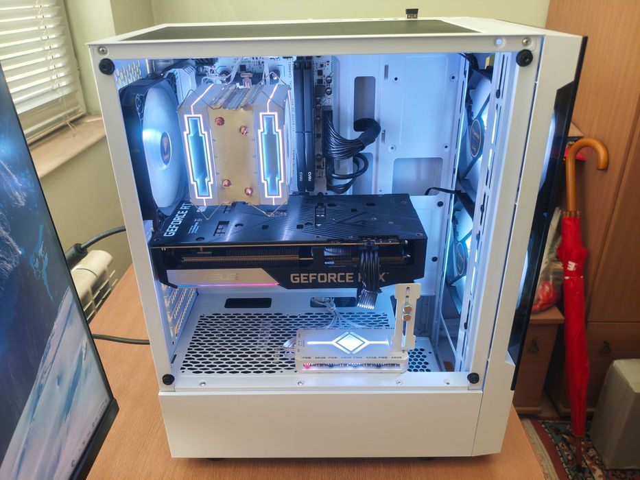 Геймърски компютър, Ryzen 5500, Rtx 3060Ti, 512Gb nvme, 1tb hdd, 16gb Ram