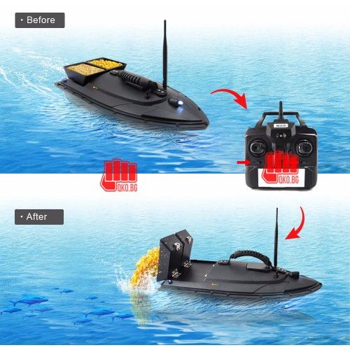 Нова лодка за захранка тип Flytec +гаранция + до 20 800mAh батерия