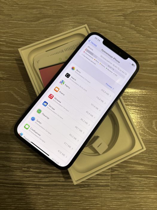 Iphone 12 black 100%