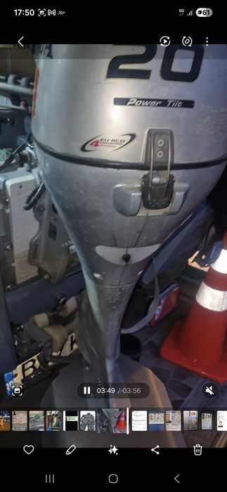 Motor barca Honda 20 cai trim electric comanda  maner