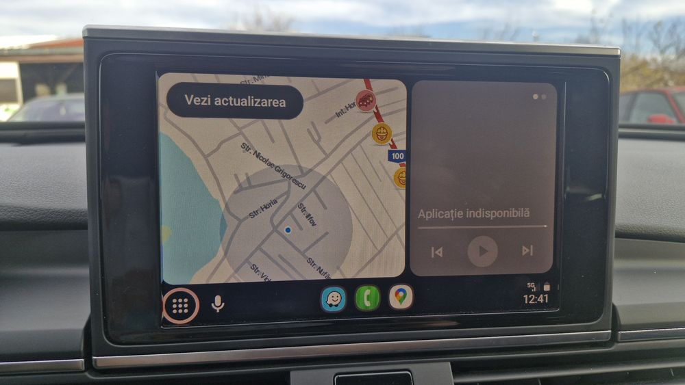 Display Navigatie originală MMI Audi A6 C7 2016 carplay android auto
