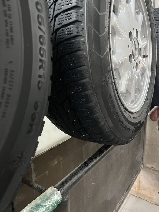 Диски с резиной на мерседес