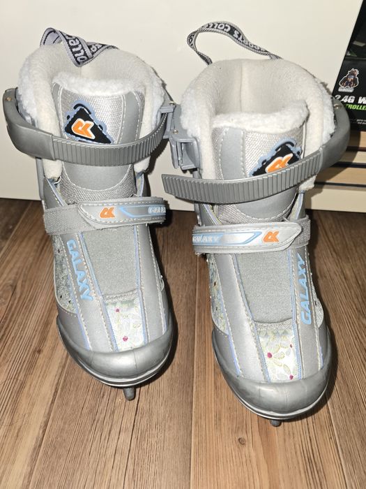 Коньки детские на девочку (раздвижные)