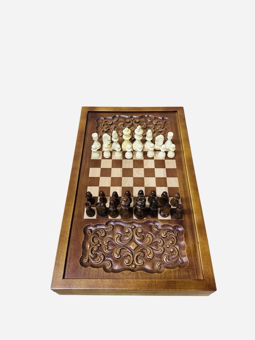 Нарды шахматы дубовые 70:65