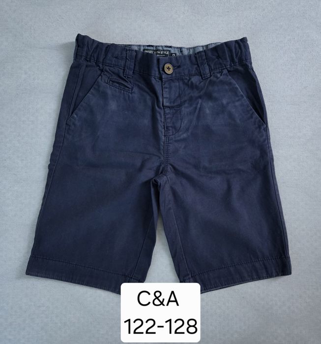 Lot 2 perechi pantaloni scurți, stare excelentă  - mărimea 122-128