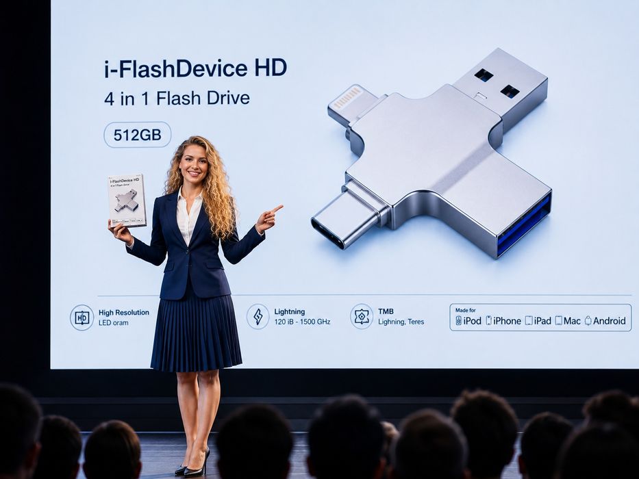 I-flash device HD pe USB 512 gb. nou sigilat