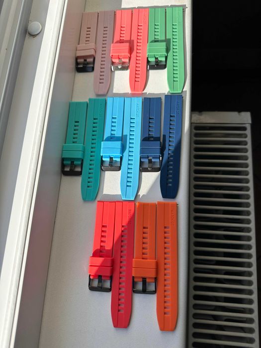 Curele silicon Huawei Watch GT2, GT3(42 mm) (2 curele la 50 lei)