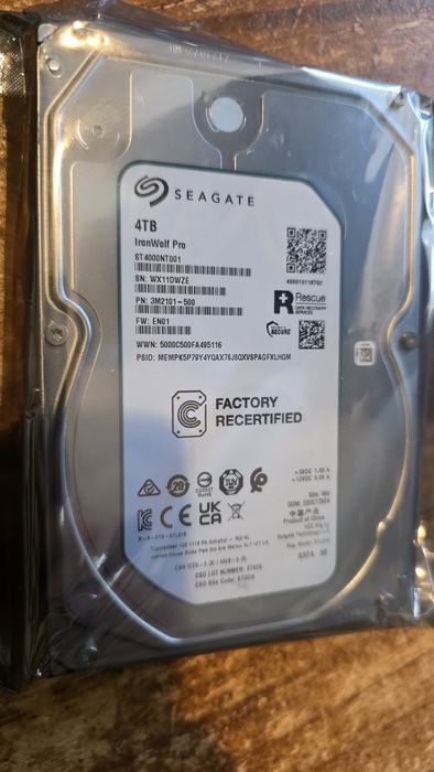 HDD Iron Wolf Pro 4TB nou