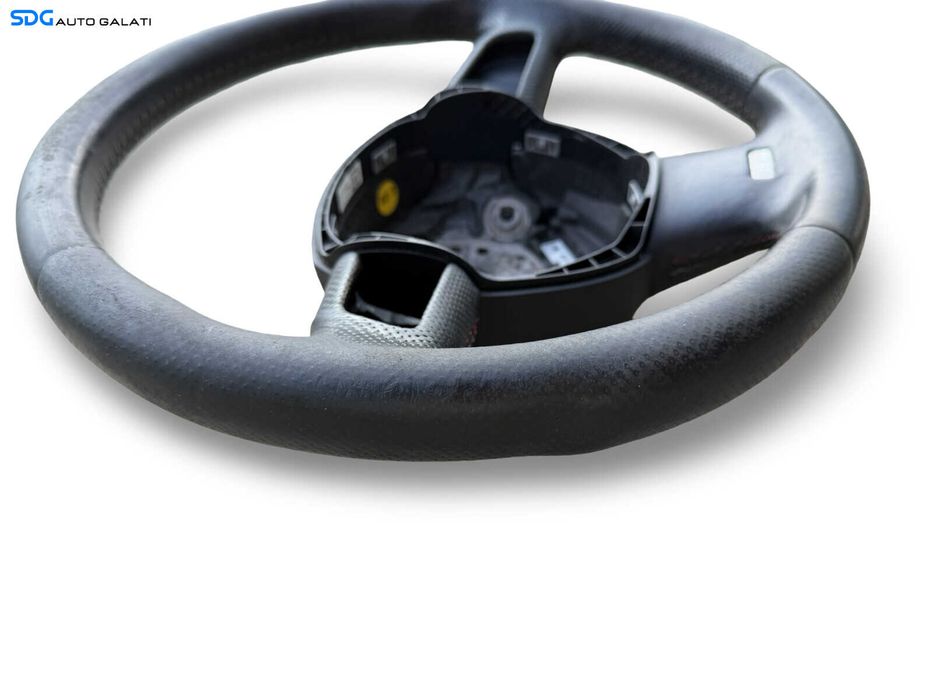 Volan Piele 3 Spite S Line cu Uzura Fara Airbag Model cu Locas Comenzi și Padele Audi A6 C6 4F 2005 - 2011 Cod 8K0419091AK [C5614]